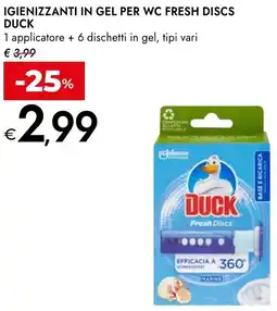 Bennet Igienizzanti in gel per wc fresh discs DUCK offerta