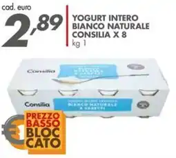 Italmark Yogurt intero bianco naturale CONSILIA x 8 offerta