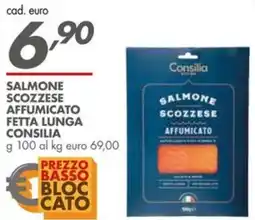 Italmark Salmone scozzese affumicato fetta lunga CONSILIA offerta