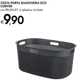 Bennet Cesta porta biancheria eco curver offerta