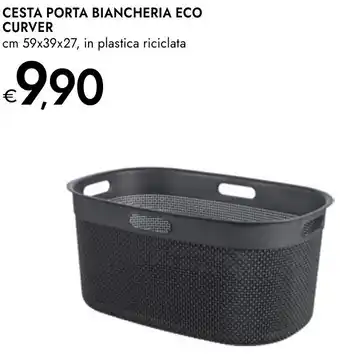 Bennet Cesta porta biancheria eco curver offerta