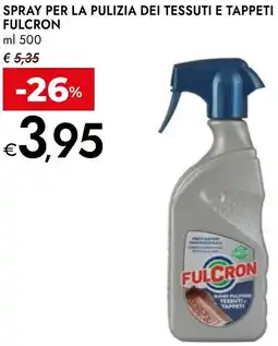 Bennet Spray per la pulizia dei tessuti e tappeti FULCRON offerta