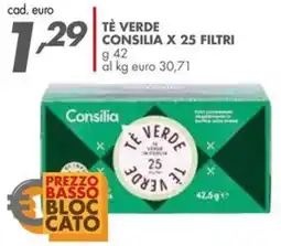Italmark Tè verde consilia x 25 filtri offerta
