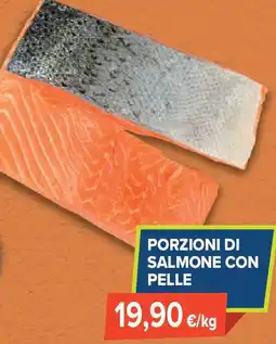 Sapore di Mare Porzioni di salmone con pelle offerta