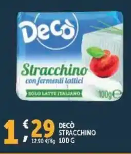 Deco Supermercati Decò stracchino offerta