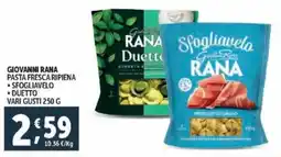Deco Supermercati Giovanni rana pasta fresca ripiena offerta