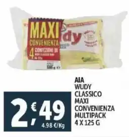 Deco Supermercati Aia wudy classico maxi convenienza multipack offerta