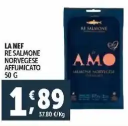 Deco Supermercati La nef re salmone norvegese affumicato offerta