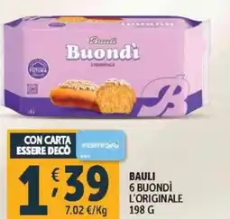 Deco Supermercati Bauli 6 buondì l'originale offerta