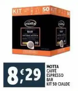 Deco Supermercati Motta caffè espresso bar kit 50 cialde offerta
