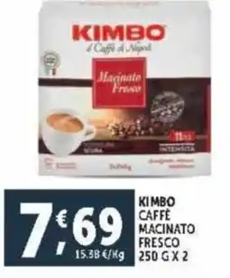 Deco Supermercati Kimbo caffè macinato fresco offerta