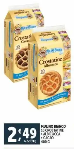 Deco Supermercati Mulino bianco 10 crostatine offerta