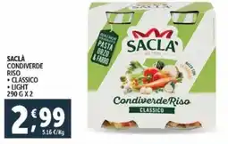 Deco Supermercati Saclà condiverde riso offerta