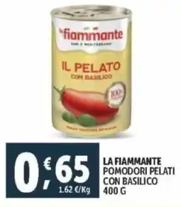 Deco Supermercati La fiammante pomodori pelati con basilico offerta