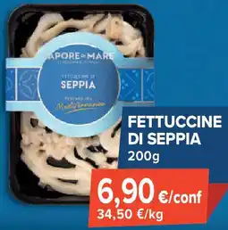 Sapore di Mare Fettuccine di seppia offerta