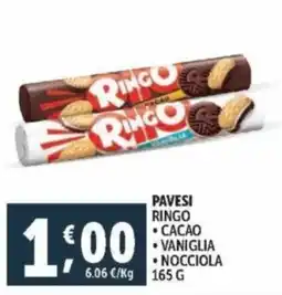 Deco Supermercati Pavesi ringo cacao vaniglia nocciola offerta
