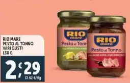 Deco Supermercati Rio mare pesto al tonno vari gusti offerta
