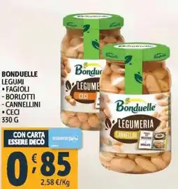 Deco Supermercati Bonduelle legumi offerta