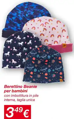 KiK Berettino Beanie per bambini offerta