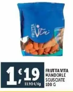 Deco Supermercati Frutta vita mandorle sgusciate offerta