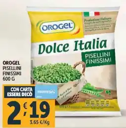 Deco Supermercati Orogel pisellini finissimi offerta