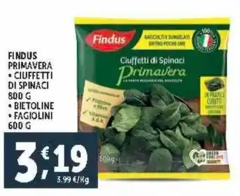 Deco Supermercati Findus primavera offerta