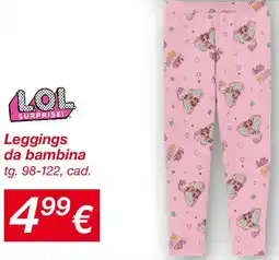 KiK LOL SURPRISE! Leggings da bambina offerta