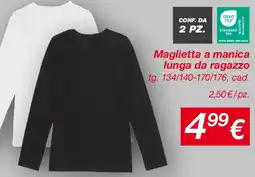 KiK Maglietta a manica lunga da ragazzo offerta
