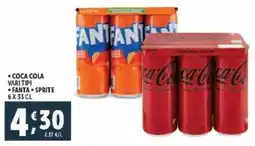 Deco Supermercati COCA COLA-FANTA vari tipi offerta