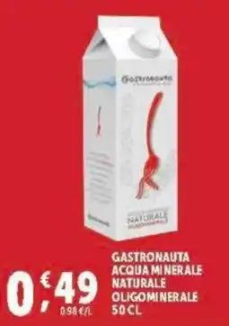 Deco Supermercati Gastronauta acqua minerale naturale oligominerale offerta