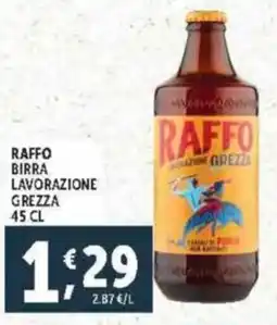 Deco Supermercati Raffo birra lavorazione grezza offerta
