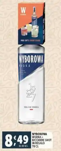 Deco Supermercati Wyborowa wodka + bicchiere shot in regalo offerta