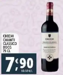 Deco Supermercati Cecchi chianti classico DOCG offerta