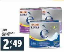 Deco Supermercati Lines è assorbenti vari tipi offerta
