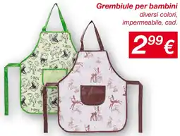 KiK Grembiule per bambini offerta