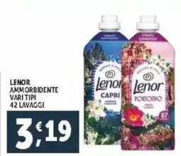 Deco Supermercati Lenor ammorbidente vari tipi offerta