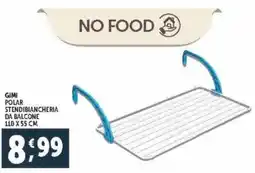 Deco Supermercati Gimi polar stendibiancheria da balcone offerta