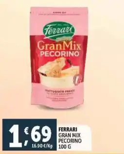 Deco Supermercati Ferrari gran mix pecorino offerta