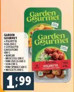 Deco Supermercati Garden gourmet polpette soia - cotolette cavolfiore offerta