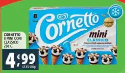 Deco Supermercati Cornetto 8 mini coni classico offerta