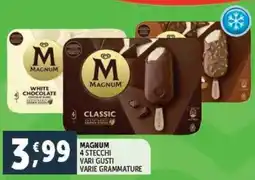 Deco Supermercati Magnum 4 stecchi vari gusti varie grammature offerta