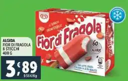 Deco Supermercati Algida fior di fragola 8 stecchi offerta