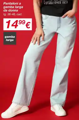 KiK Pantaloni a gamba larga da donna offerta