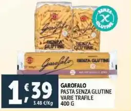 Deco Supermercati Garofalo pasta senza glutine varie trafile offerta