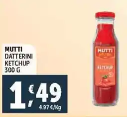 Deco Supermercati Mutti datterini ketchup offerta