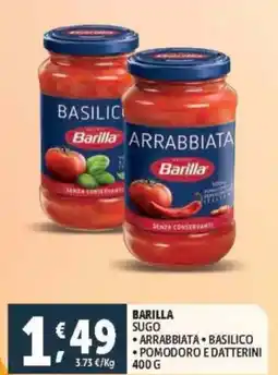 Deco Supermercati Barilla sugo offerta