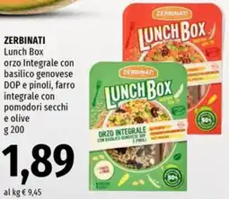 Famila Market Zerbinati Lunch Box offerta