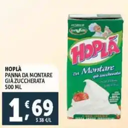 Deco Supermercati Hoplà panna da montare già zuccherata offerta
