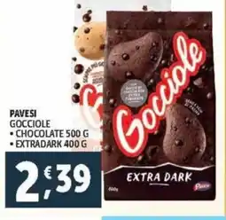 Deco Supermercati Pavesi gocciole chocolate-extradark offerta
