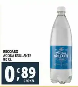 Deco Supermercati Recoaro acqua brillante offerta